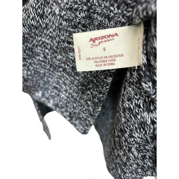 Arizona Jean Co Women's Gray Long Sleeve V-neckline Sweater Size Small - Picture 9 of 9